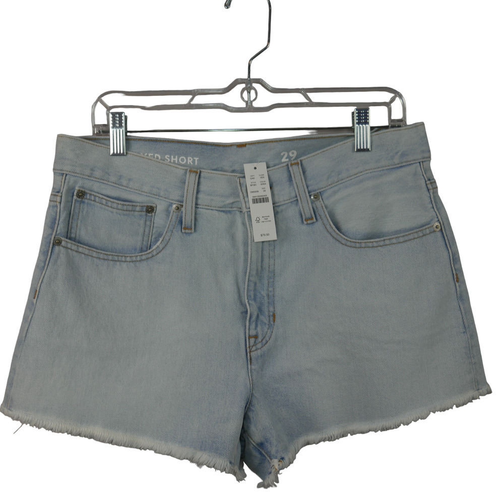 J. Crew NWT Relaxed Denim Short in Light Denim Waterside Wash 29
